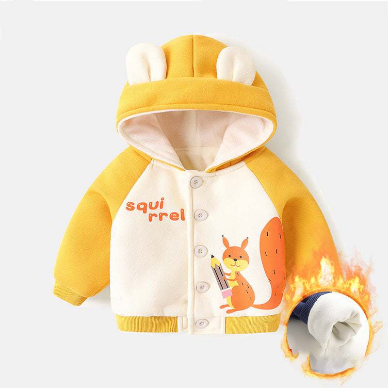 Infant Cozy Winter Hooded Jacket