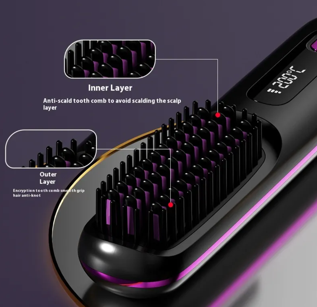 Ceramic Portable Hair Styler Comb