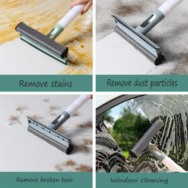 Dual-Side Glass Cleaning Tool