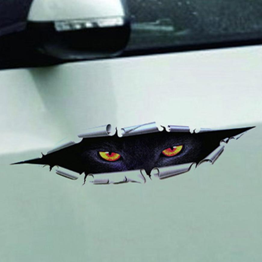 3D Spooky Eye Car Decals