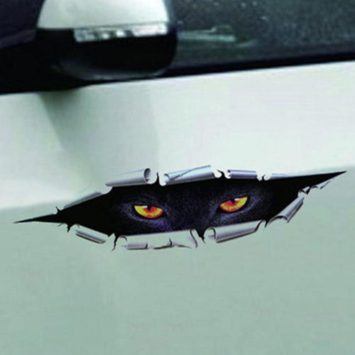 3D Spooky Eye Car Decals