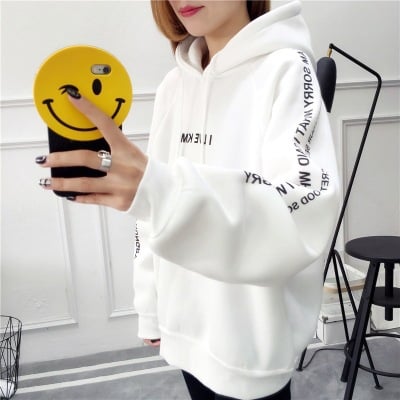 Chaqueta larga de terciopelo acolchada con manga larga