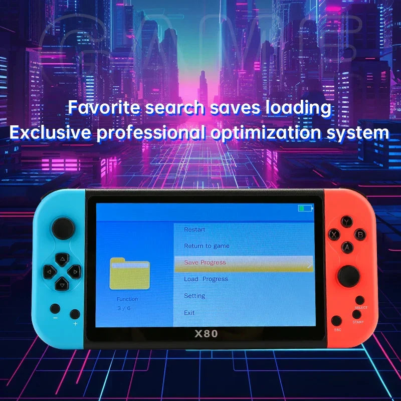 Retro Handheld Game Player 7inch