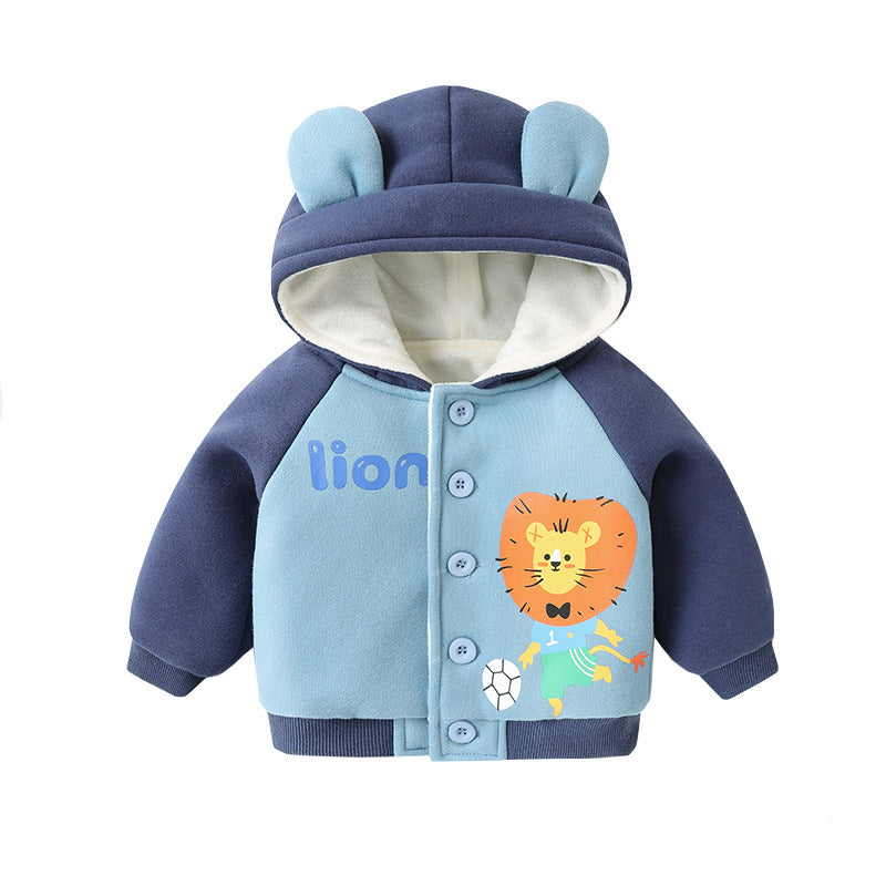 Infant Cozy Winter Hooded Jacket