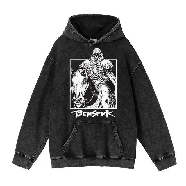 Vintage Wash Oversized Cotton Hoodies