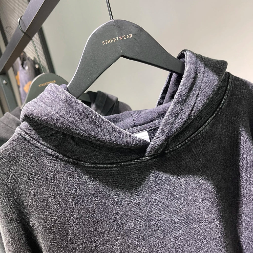 Vintage Wash Oversized Cotton Hoodies