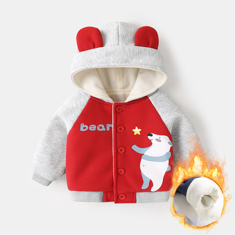 Infant Cozy Winter Hooded Jacket