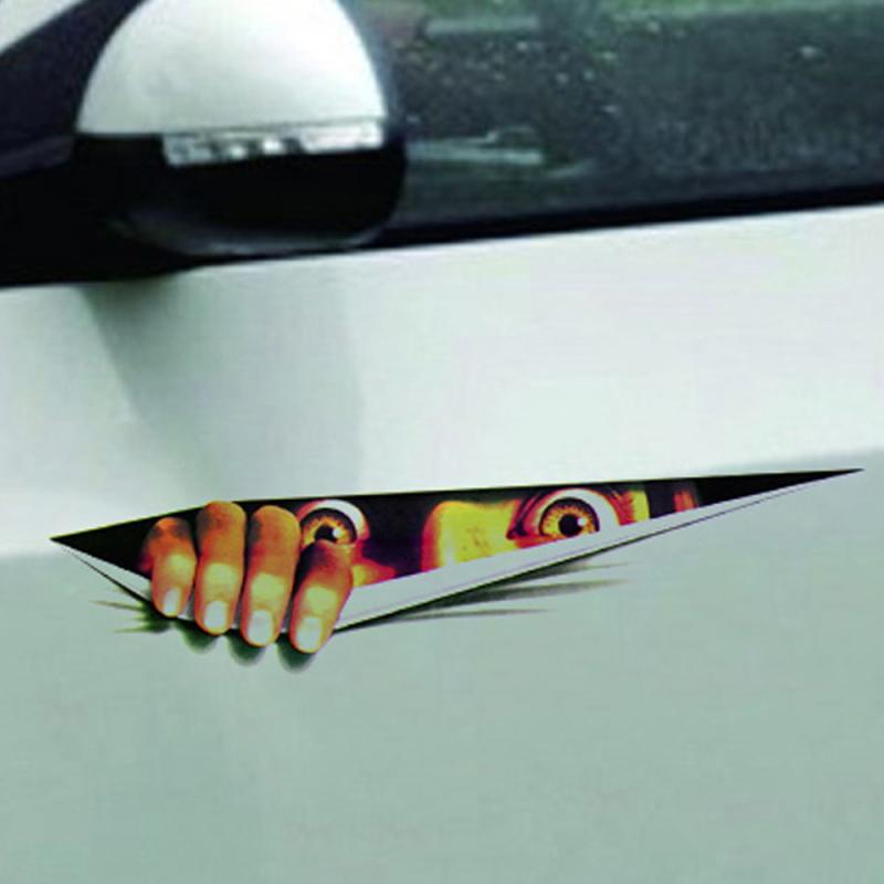 3D Spooky Eye Car Decals