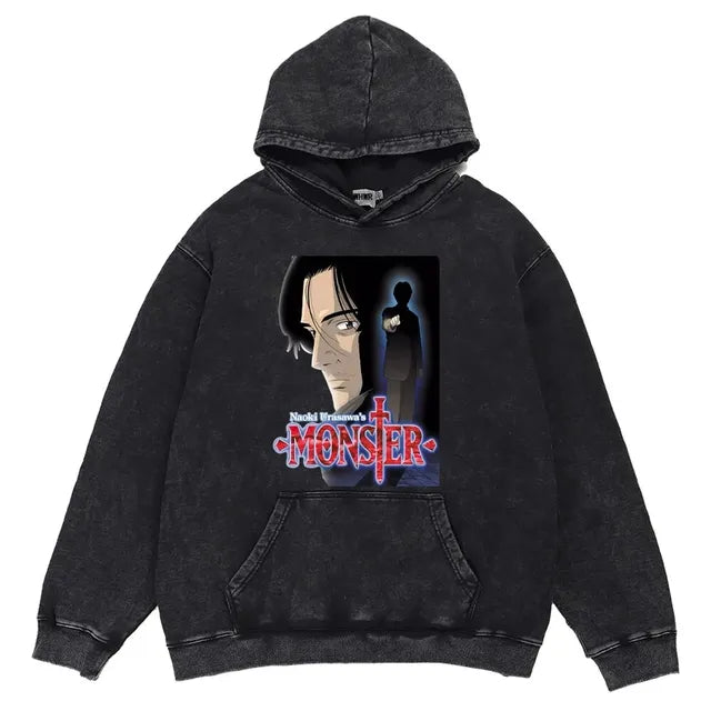 Vintage Wash Oversized Cotton Hoodies