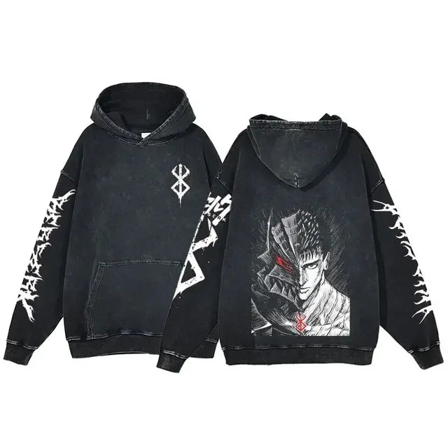 Vintage Wash Oversized Cotton Hoodies
