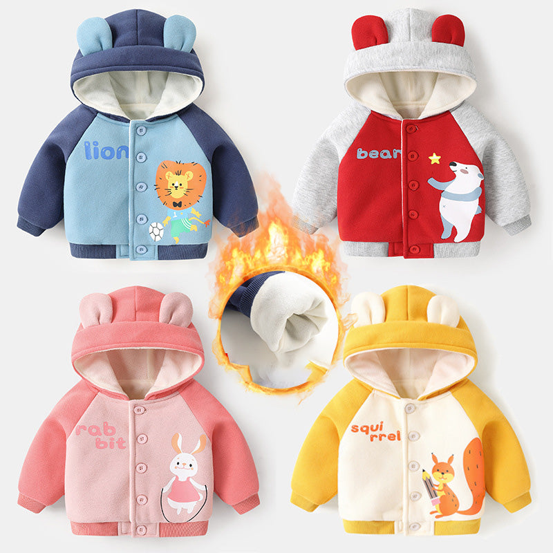 Infant Cozy Winter Hooded Jacket
