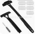 Men's Foldable Tri-Blade Back Shaver